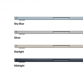 Apple 13-inch MacBook Air, M4 chip with 10-core CPU and 10-core GPU, 16GB, 512GB SSD - Sky Blue