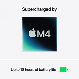 Apple 13-inch MacBook Air, M4 chip with 10-core CPU and 10-core GPU, 16GB, 512GB SSD - Sky Blue