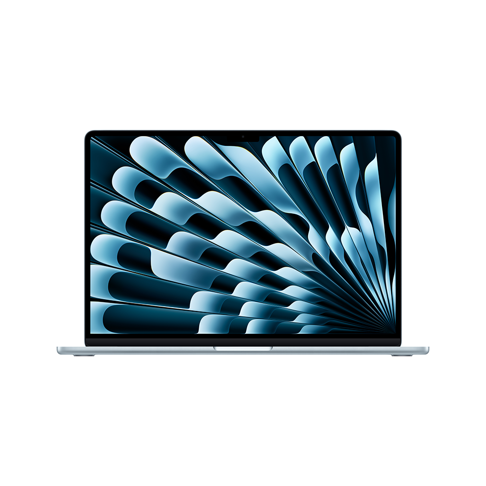 Apple 15-inch MacBook Air, M4 chip with 10-core CPU and 10-core GPU, 16GB, 256GB SSD - Sky Blue