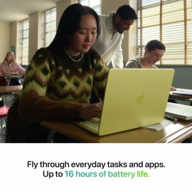 Apple 13-inch MacBook Neo, A18 Pro chip with 6-core CPU and 5-core GPU, 8GB, 256GB - Citrus